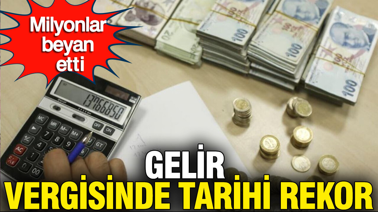 Gelir Vergisi Beyanlarında Rekor Seviyeye Ulaşıldı: 5,5 Milyon Beyanname Verildi